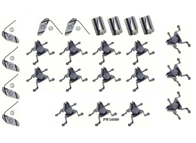 Find MOPAR 1971-74 E- Body Windshield Molding Clip Set Challenger Barracuda Cuda I1429440