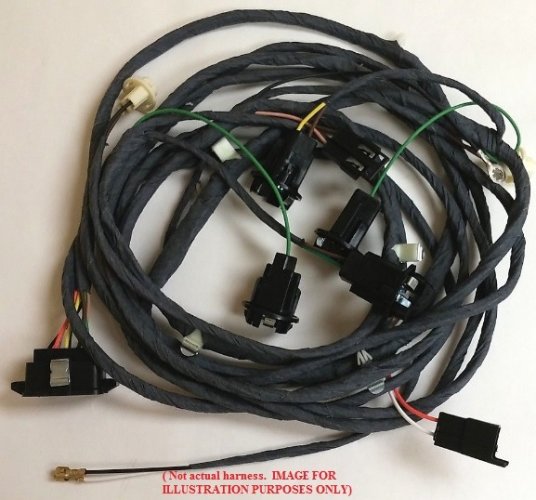 Wiring Harness: 68 Camaro Rear Light Loom - RS – Pontiworld