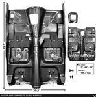 1958 - 92 Impala/Paris - Floor & Sides Related Metal