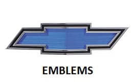 73 - 77 El Camino - Emblems