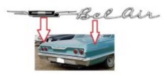 58 - 92 Impala/Paris - Emblems / badges