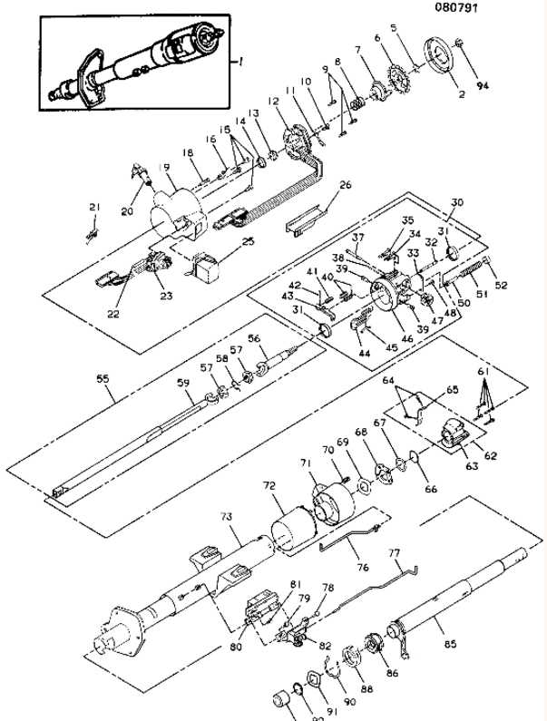 1964 - 72 El Camino - Steering Related
