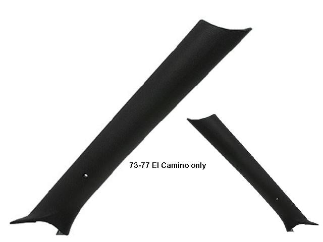 Pillar Moldings: 73-77 El Camino (ea)