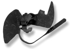 59 El Camino Bed Molding Fin Tailgate CLIP (ea)
