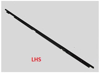 82-92 Cam/Fbd TA - Door Glass OUTER Seal (GM NOS) EA.