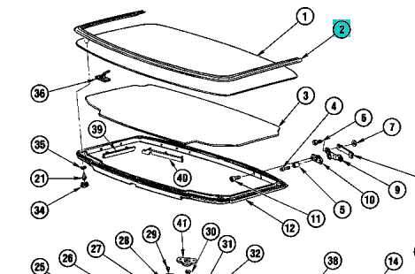 Corvette Roof Panel Molding: Corvette 84-92 - GM NOS