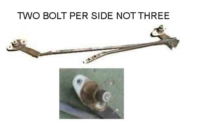 Wiper Transmission: Non-Hidden - 70-81 F - USED 2 Bolt