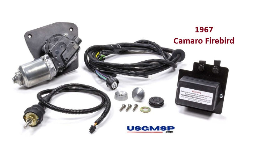 Wiper Motor Kit: 1967 Camaro Firebird  - 7 speed - Selecta-Speed Wiper Kit