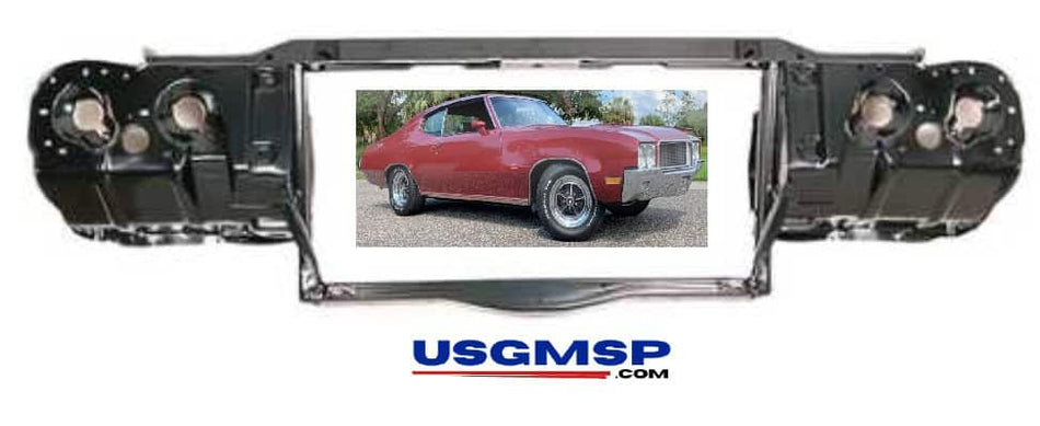 Radiator Support Panel: Buick Skylark 1970-72
