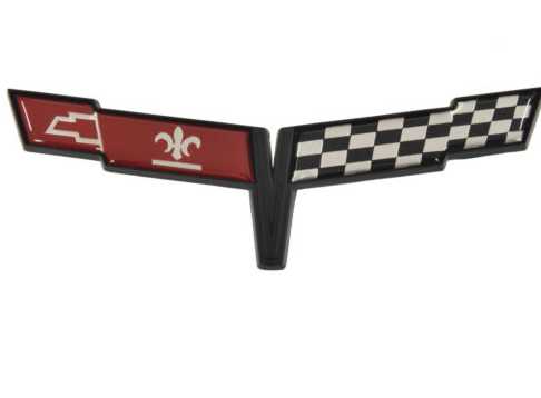 Emblem: 81 Corvette - Front