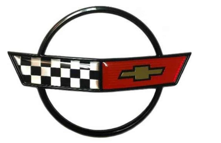 Emblem: Corvette 84-90 Front (nose)