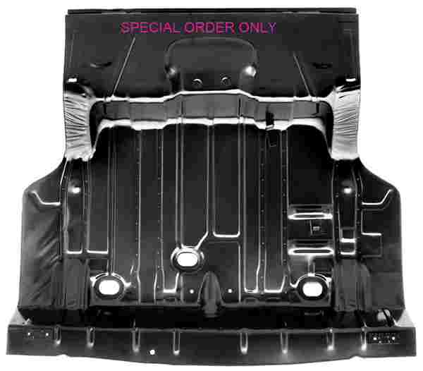 Trunk Floor: 69 Chevelle w/ Braces