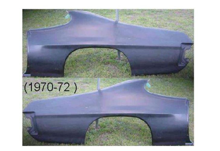 70-72 GTO Rear 1/4 panel FULL (ea)