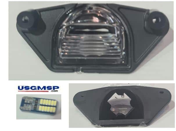 License plate lamp: 78-81 Camaro & 79-81 Firebird TA With LED bulb  (each)