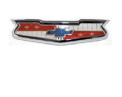 60 Chev Boot Lid Emblem/Bezel