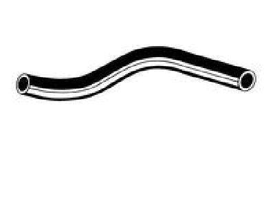 Radiator Hose: Corvette 69-73 Upper w/AC SBC