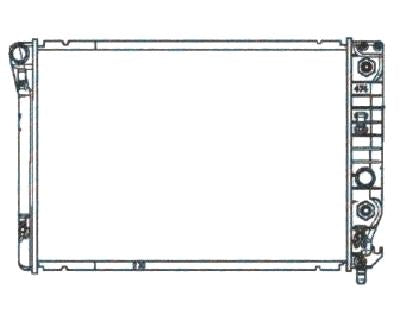 Radiator: Corvette 97-04