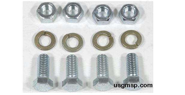 Bumper Bolt Set: El Camino 68-72 Rear Lower