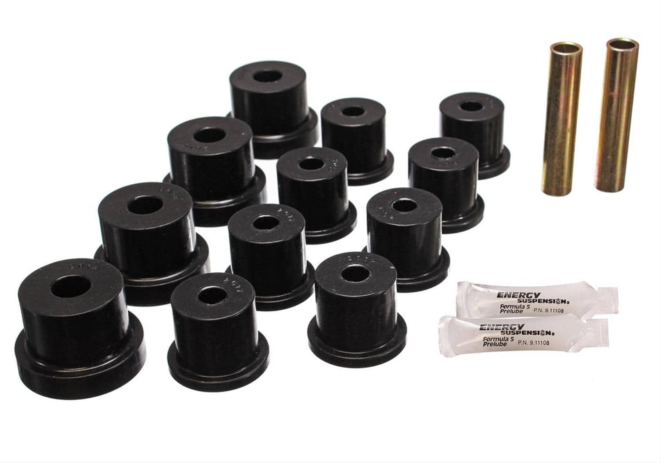Leaf Spring Bushing Kit: Chevy II / Nova 62-67 - Single Leaf Springs - USA made Right.