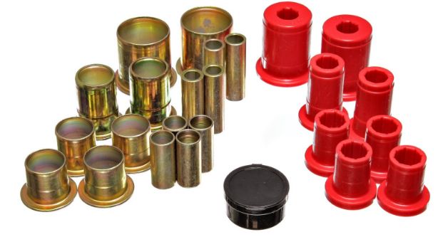 Control Arm Bushing Kit: 1973-74 Camaro Firebird TA (8) FRONT- USA Polyurethane  - TYPE 2