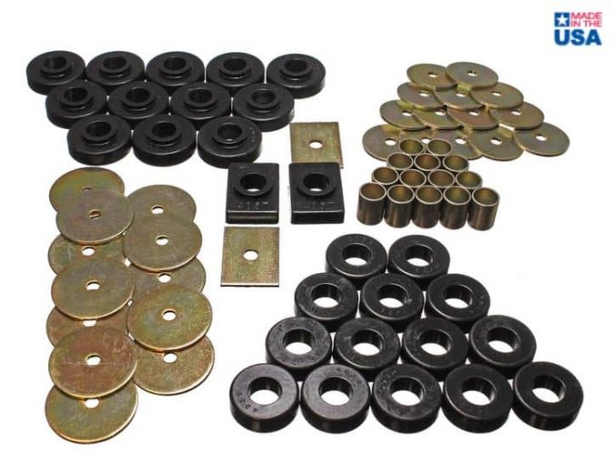 Body Mount Kit: 55-57 Chev 2 & 4 Dr Sedan - POLYURETHANE