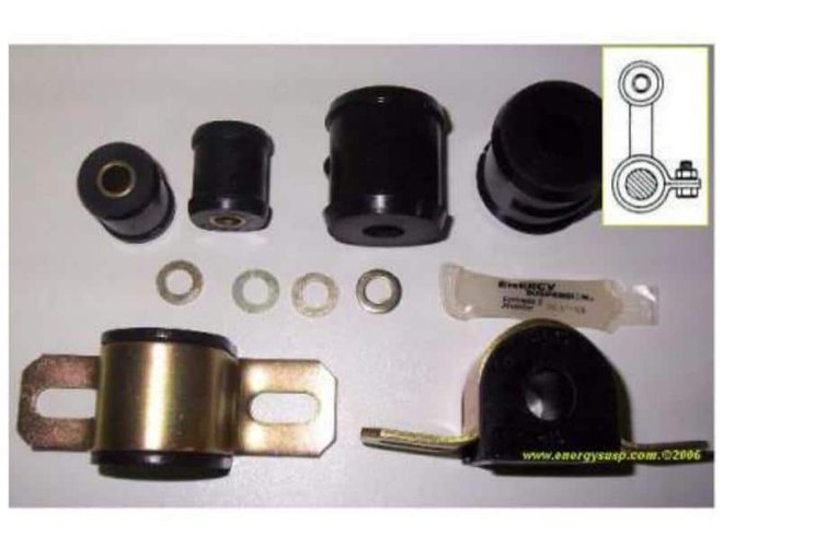Sway Bar Bushing Kit: REAR 67-81F (w/Single side hanger bolt)