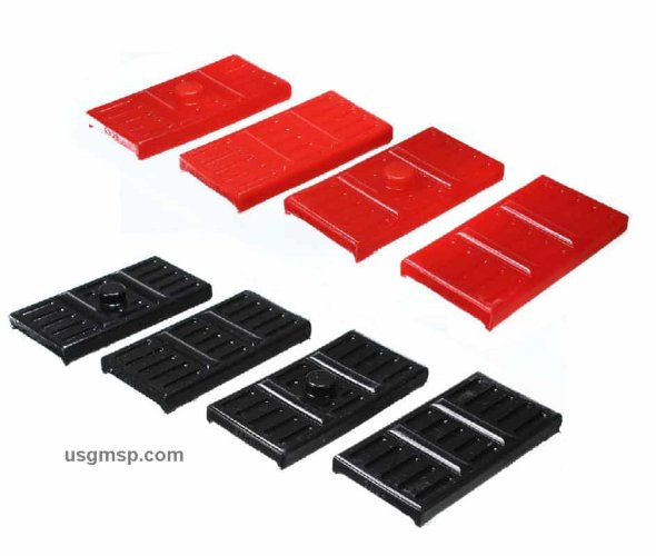 Leaf Spring Cushion Set: 67-9F Mono (Polyurethane)
