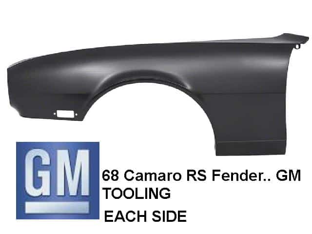 Fender: Camaro 1968 RS (GM TOOLING - ea) Q1 - USA MADE