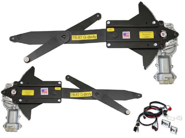 Electric Window conversion Kit: 78-87 El Camino with choice of switch types
