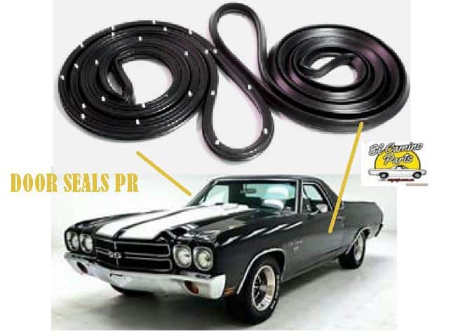 Door Seals: 68-72 El Camino - Soffseal