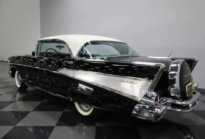57 Chev 4 door Hardtop side molding SET - RARE NEW (12)