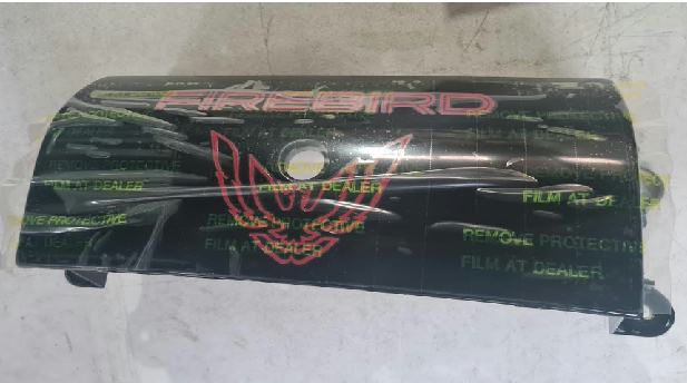 1993-1997 Firebird Tail Light Center Filler Black / RED Emblem Panel - GM NOS