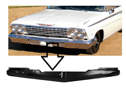62 Chev full size front bumper FILLER panel