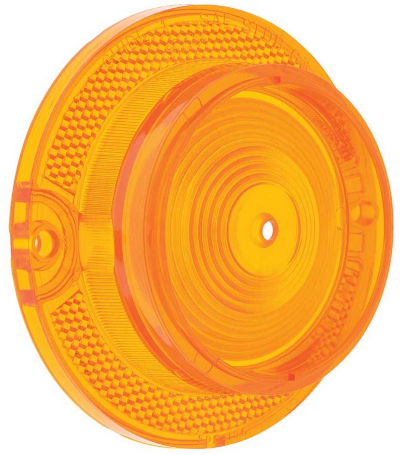 1963 Chev TAIL LAMP LENS Bel Air AMBER EACH (no trims)
