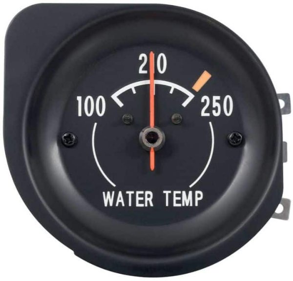 Gauge Temperature: 72-74 Corvette w/white highlights