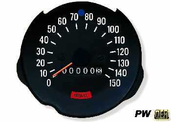 Speedo: 160 MPH  70-74 Camaro