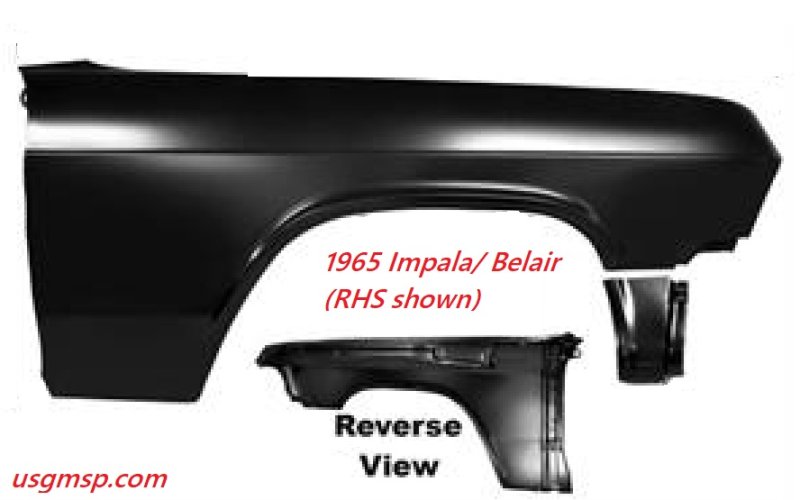 65 Impala / Belair FENDER (EA)