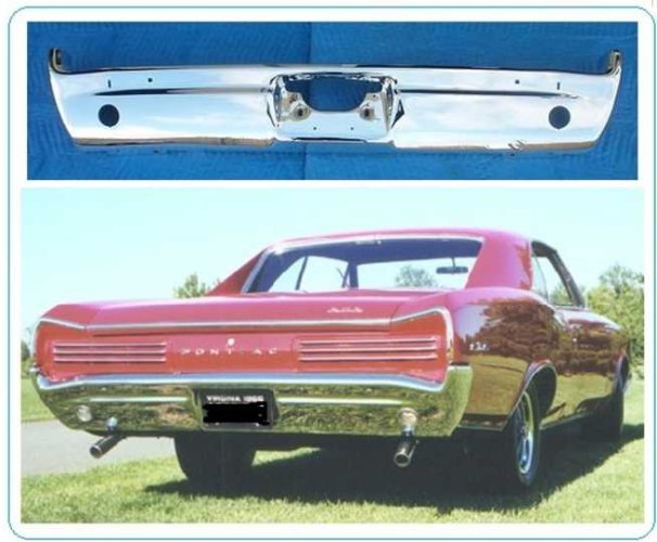 Bumper: 66 GTO - Rear