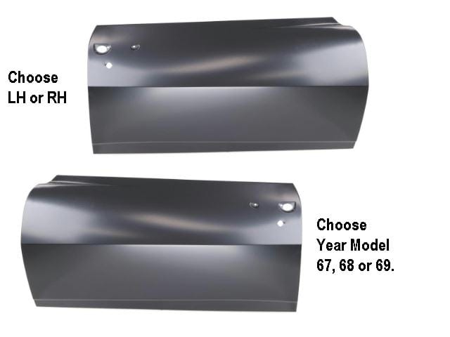 Door Skins: 67-69 - Choose Year & Side