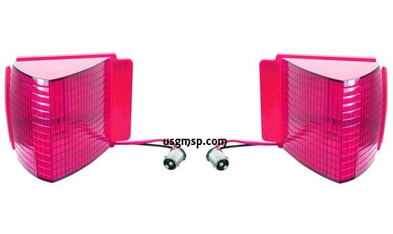 67 Chevelle Tail Lamp Lens set (pr) -  LED