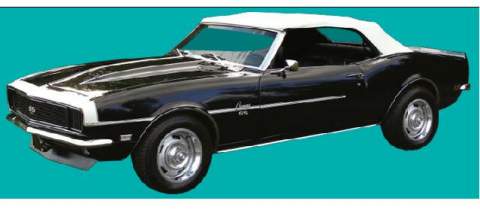 Stencil Kit: 68 Camaro SS