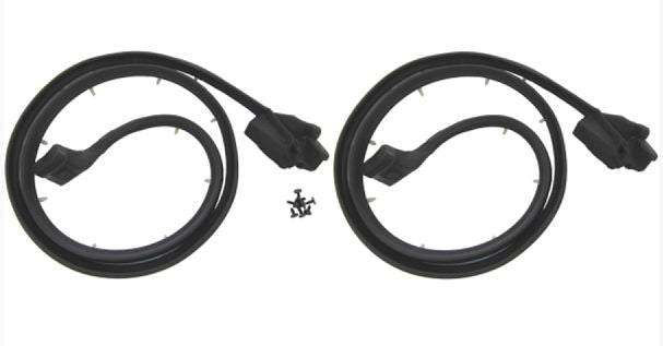 69-70 C body Rear Door Seals 4 dr HTP