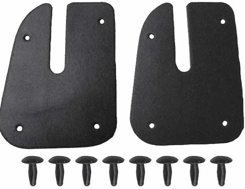 U Seals: 61-64 Full Size Pillarless Hardtop Sedan Pr - rear of FRONT DOORS