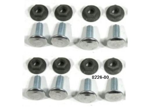 Bumper Bolt kit: El Camino 74-77 - FRONT (16 pce)