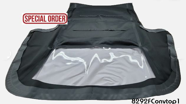 Convertible Top: 3rd Gen 1987-89 Camaro Firebird TA w/ plastic rear window.