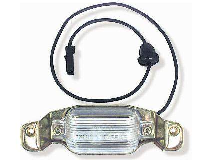 66-72 GM Various: License plate lamp assembly