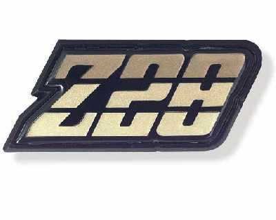 80-81 Fuel Door emblem - GOLD