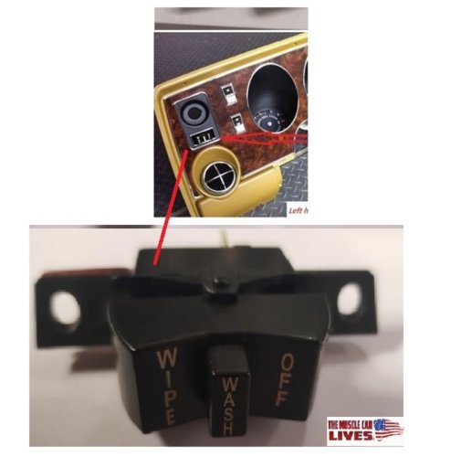 Wiper Switch: 1969 Firebird