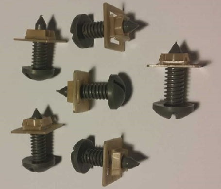 Screw Kit: Rear Hatch 82-92 With Nuts (12) GRAY