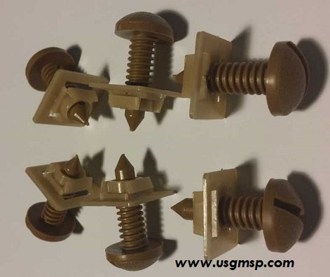 Screw Kit: Rear Hatch 82-92 With Nuts (12) Beechwood